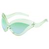 YK millennial cat eye sunglasses women's European Milan catwalk sunglasses women's ball trendy glasses