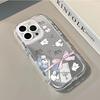 Hollow Bow Cute Pink Cat Mirror Phone Case For iPhone 17 Air 16E 16 15 14 13 12 11 Pro Max X XR XS 7 8 Plus SE2 Cases Back Cover