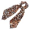 Leopard Print Scrunchie Hair Ponytail ZA019 Tie, Ribbon, Casual, Women's, (02 Brown)
