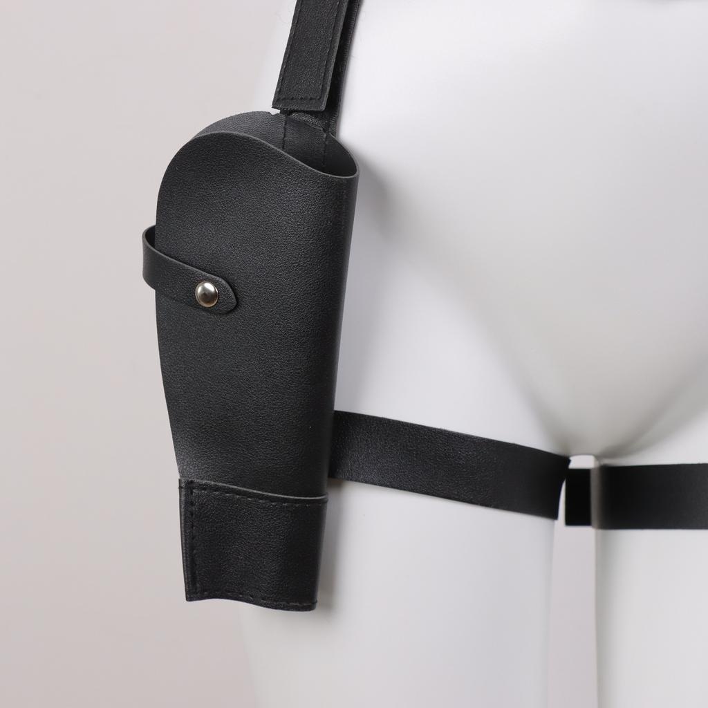 Adjustable Leg Holster and Belt Set For Party Halloween Cosplay Accessory Cowboy Costume for Women And Men(Gun Not Included)