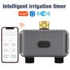 Tuya WiFi Water Timer Smart 2 Outlets Sprinkler Timer Garden Watering System Drip Irrigation Controller Rain Delay Programmer