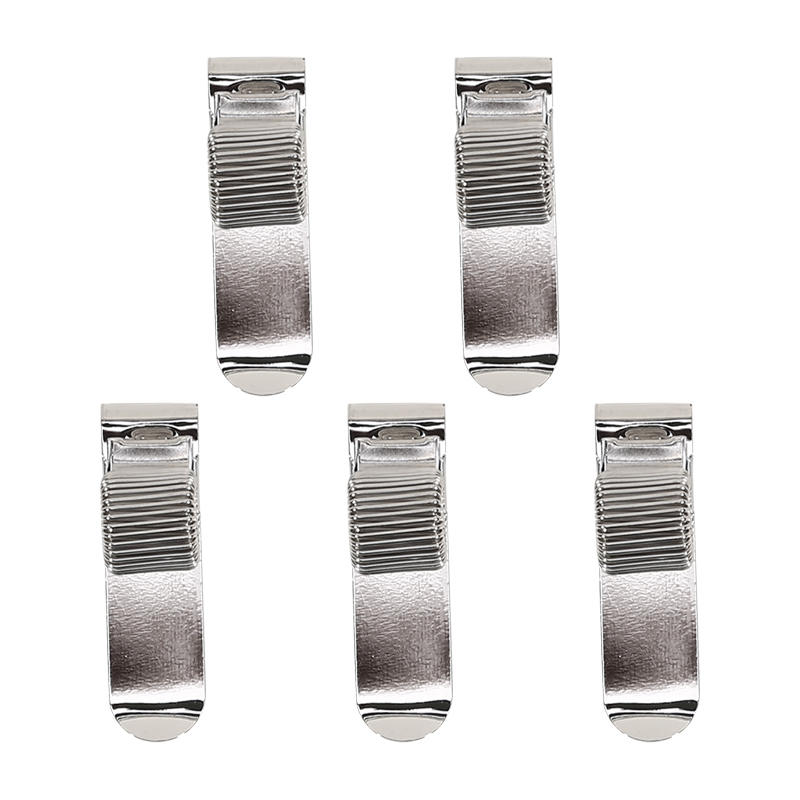 

Multi-function Pen Holder Clip Portable Single Hole Hook Spring Clamp Two Hole Pen Buckle Three Ring Binder Notebook Insert Clip 5pcs single hole hook (spring transverse)