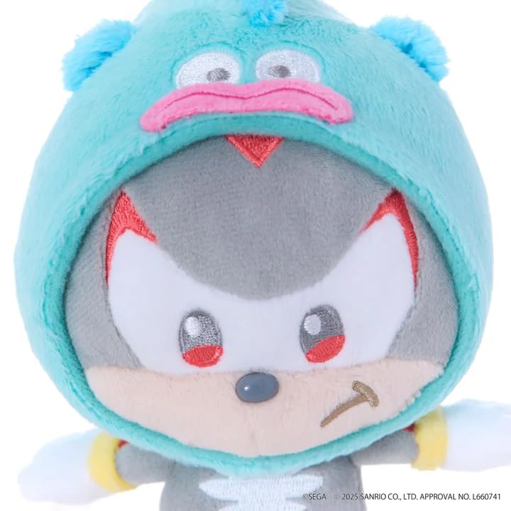 Sega Fave SONIC & FRIENDS Sanrio Characters Mascot Shadow x Hangyodon