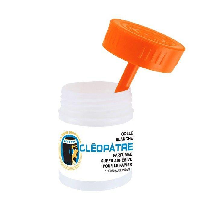 Cléopâtre Glue Pot with Spatula Vintage Collector's Edition 35g