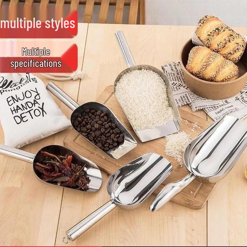JingJingRS Thickened Stainless Steel Multi-Purpose Scoop