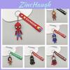Conjunto de Chaveiros de Heróis Marvel e DC Chaveiro de Super-Heróis Durável e Colorido Para Crianças e Adultos