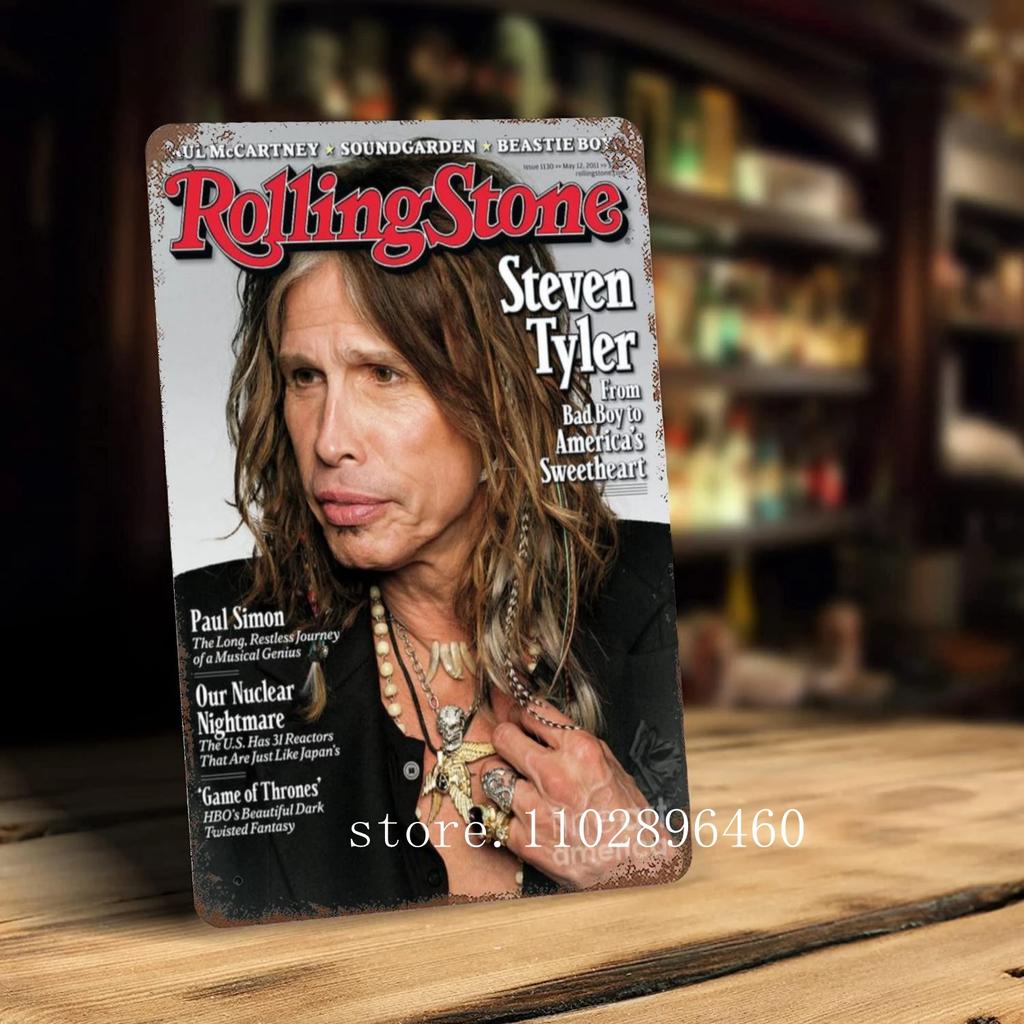 Steven Tyler Metal Plaques & Signs wall decor Vintage Tin Signs Captain Metal Poster Decor for Bar Pub Club Wall Decoration