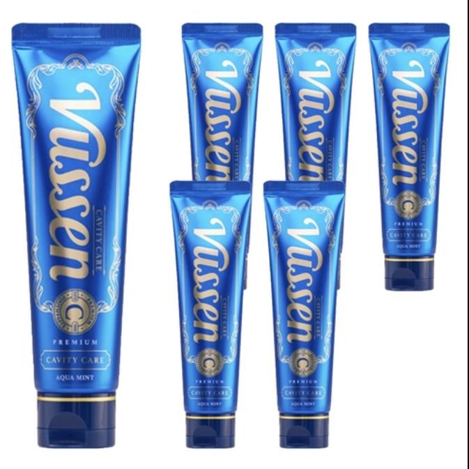 Osstem Vussen C Cavity Care Toothpaste Aquamint Flavor 120g, Korean Toothpaste