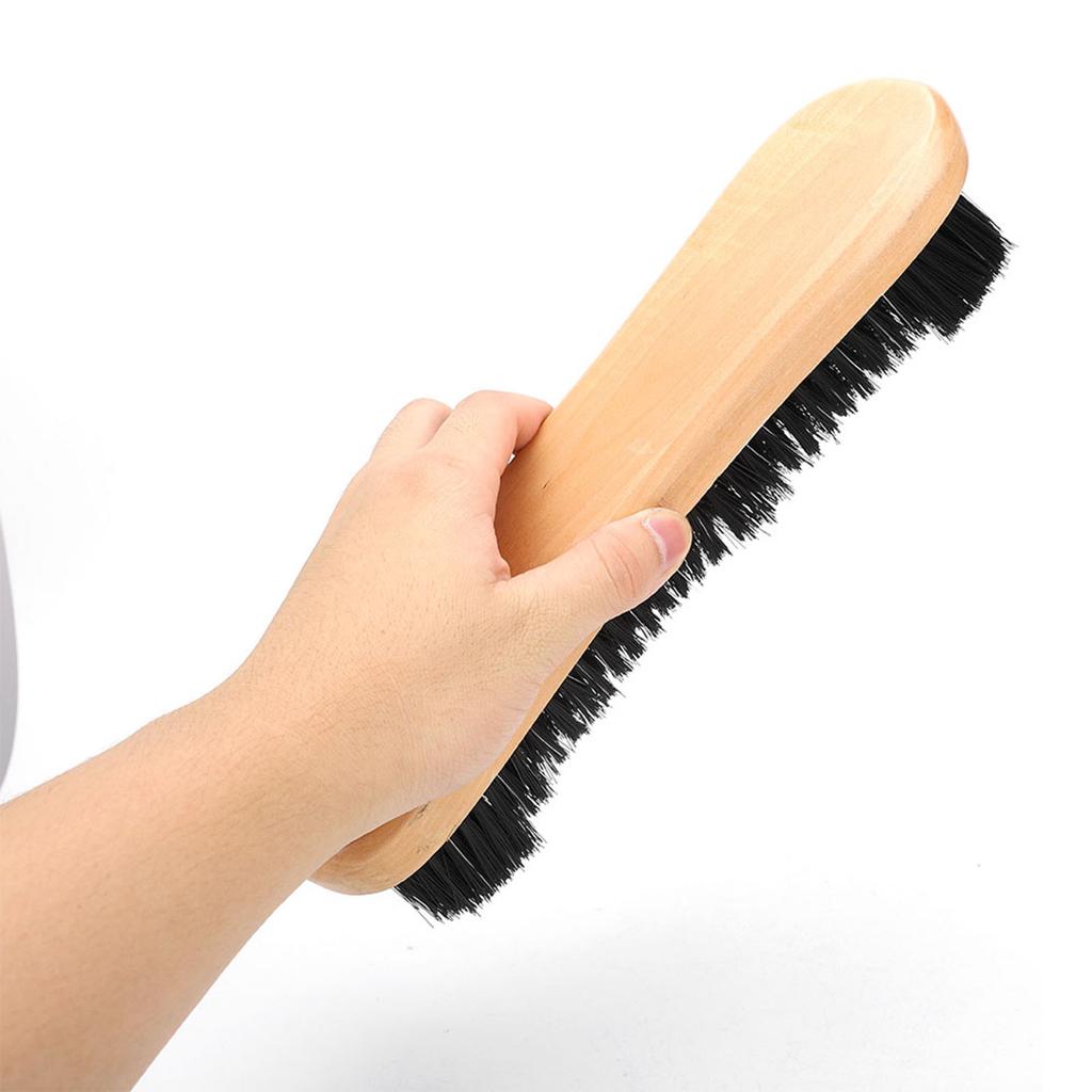 1 Pcs Wooden Handle Pool Billiard Snooker Table Brush Hair Sweep Rail Clean Tool Cleaning Accessory
