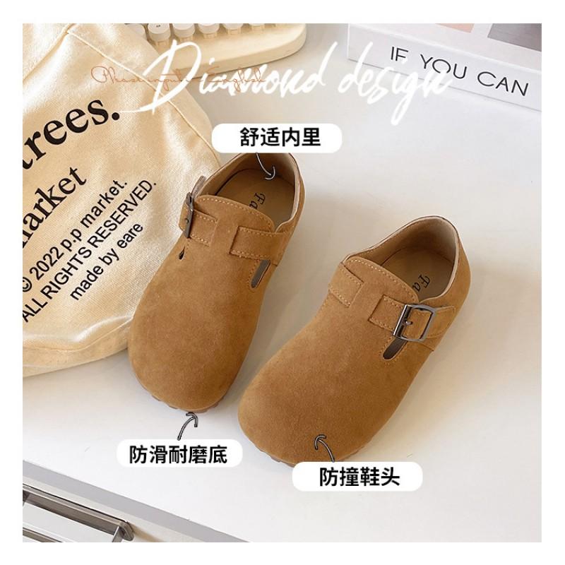 Kids Soft Sole Leather-Look Loafers Toddlers Children Breathable Casual Shoes Fall
