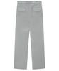 EZIO Belted Pocket Wide Pants - Gray