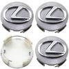 4pcs 62mm Lexus logo 3D car emblem Wheel Center Hub Cap auto Rim refit dust-proof badge covers sticker styling accessories