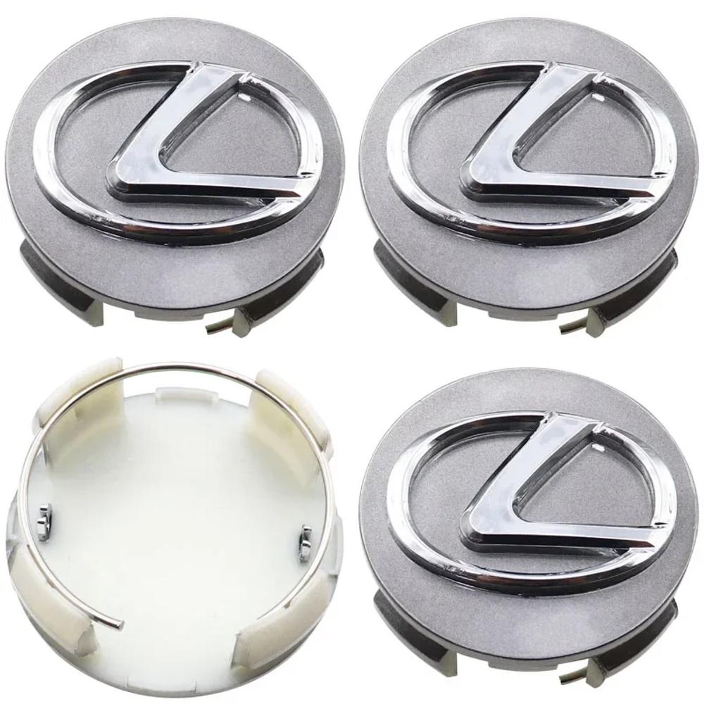 4pcs 62mm Lexus logo 3D car emblem Wheel Center Hub Cap auto Rim refit dust-proof badge covers sticker styling accessories