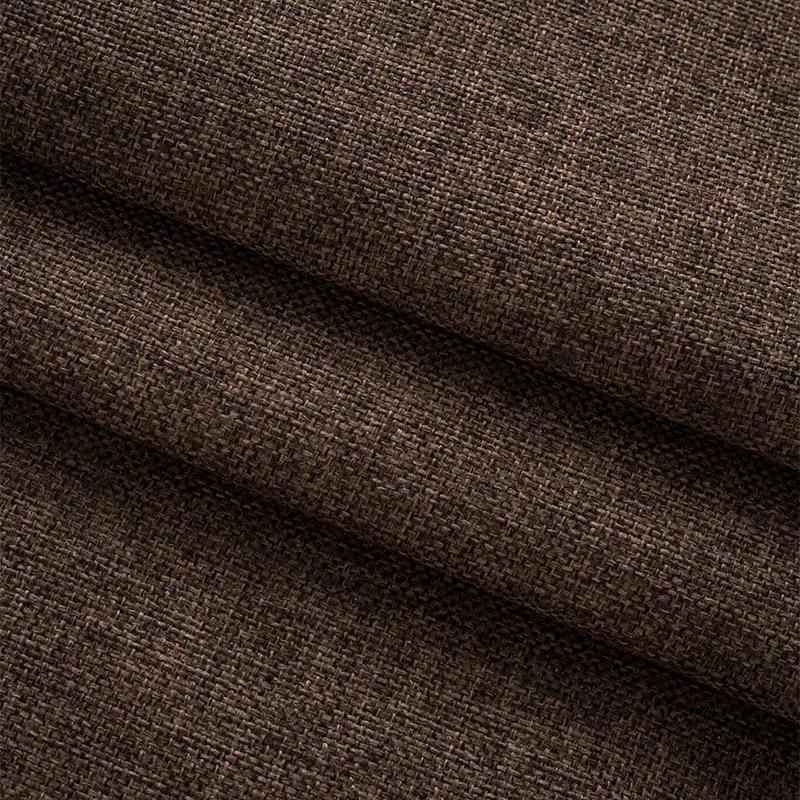 Retro Thickened Linen-Cotton Fabric: Solid Color 1.8m Wide for Sofa Covers & Tablecloths