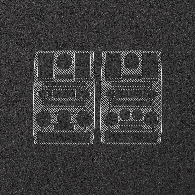 Samolepka na ozdobu středové konzole z uhlíkových vláken pro Chrysler 300C (2005-2007)