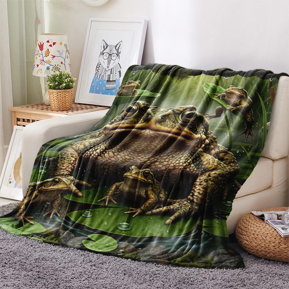 1 Manta de Franela con Estampado de Dibujos Animados, Alta Calidad, Cómoda para Todas las Estaciones, Decoración del Hogar, Calidez y Confort, Perfecta para Regalo de Navidad o Cumpleaños