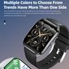 2025 New 7.5MM Ultra Thin Smart Watch Men 1.96"AMOLED Screen Always Show Time Heart Rate Sport Waterproof BT Call Smartwatch