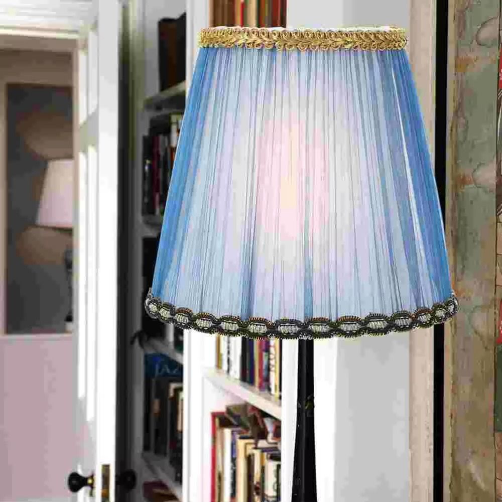 E14 Bulb Cloth Lamp Shade Wear‑resistant Chandelier Lampshade Table Lamp Cover  Wall Lamps