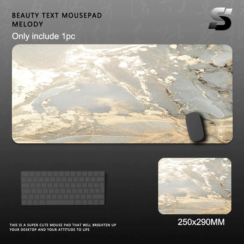 Large Gaming Mouse Pad Durable Non Slip Rubber Base Smooth Soft Surface Stitched Edge Keyboard Pad For Gamer Office Desktop SBD300x800x2mm