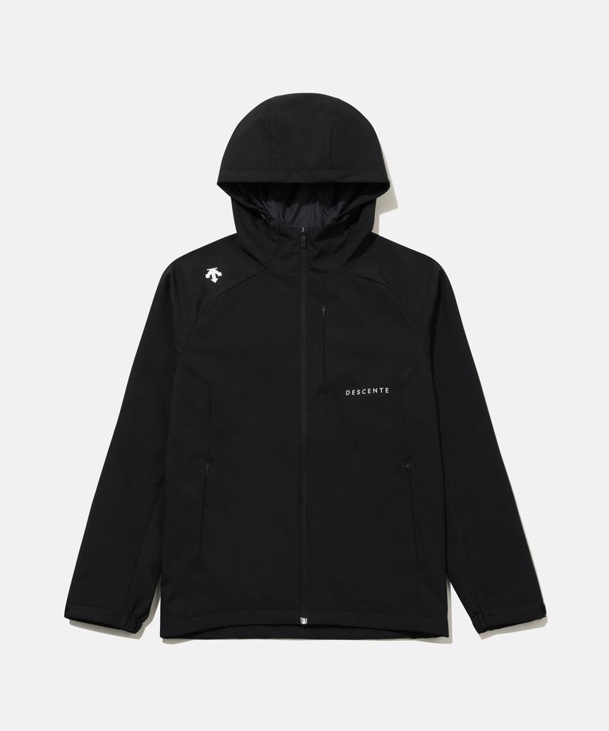 Descente Fleece-Lined Hooded Windbreaker Black Sr123Ujk11 (A Type)