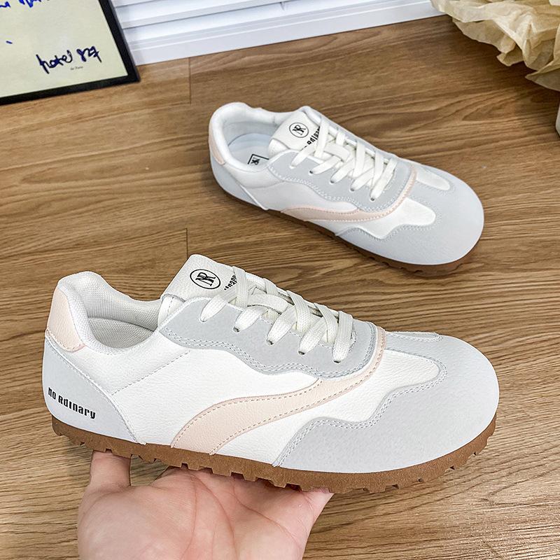 Student lightweight little white shoes women's spring new flat-bottomed sports casual shoes versatile soft sole