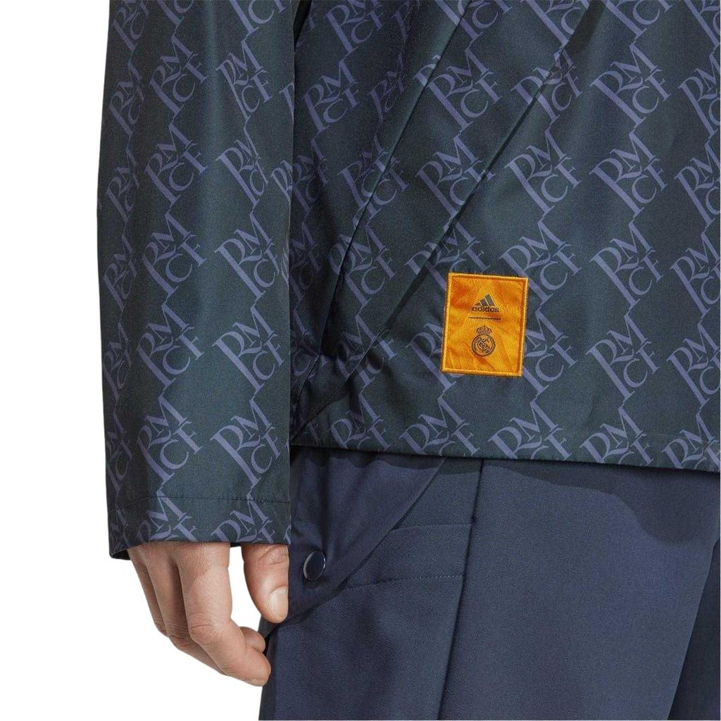 Adidas Mens Real Madrid Seasonal Monogram Anorak