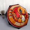 1pc Pokemon Charmander Automatic Open/Close Umbrella   Compact Travel Umbrella, 8 Rib Heavy Duty, Perfect for Women & Men    a0923175