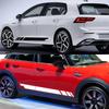2 Pezzi Adesivi Laterali Portiera Auto Stile Racing Decalcomania in Vinile Per Volkswagen VW Golf 8 7 5 4 6 GTI R MK8 MK7 MK5 MK6 MK4 Accessori Auto