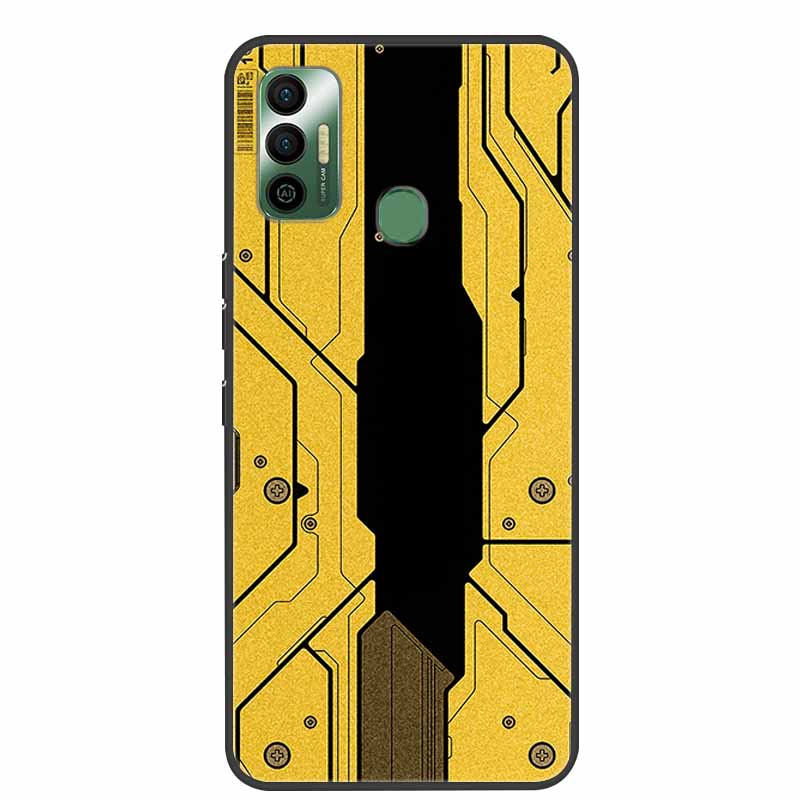 Per Tecno Spark 7 Custodia Lusso Silicone Morbido TPU Cover Custodie per Telefono Per Tecno Spark 7 Pro Spark 7P Spark7 Protettiva KF6 Coque