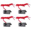 4Pcs Circuit Breaker Release Shunt Trip Left Side Mounting Remote Control Circuit Breaker Shunt Trip