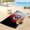 Asciugamano da Spiaggia con Stampa del Club di Calcio Eintracht Frankfurt, Asciugamano Grande Morbido Asciugatura Rapida per Spiaggia Campeggio Nuoto