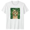 Doodle Dog Wearing Shamrock Glasses TShirt Doodle Breed St Patricks Day