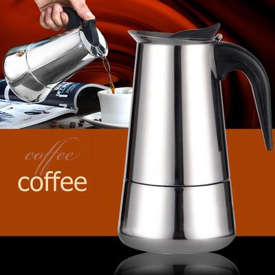 2/4/6/9 Cups Stainless Steel Coffee Maker Pot Moka Pot for Home Espresso Maker Cups Latte Percolator Stove Top Espresso Pots