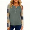 Women's Fashion  Loose Long Sleeve Round Neck Casual Top