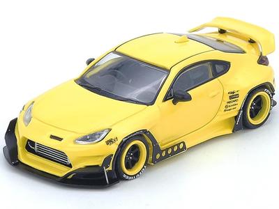 Inno Models Scale Toyota GR86 PANDEM Yellow Finished Product 1/64 GR86P-YELLOW
