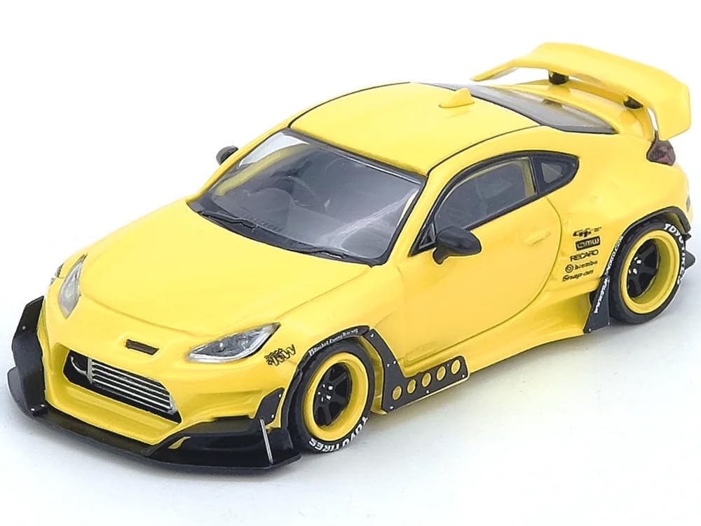 

Inno Models Scale Toyota GR86 PANDEM Yellow Finished Product 1/64 GR86P-YELLOW