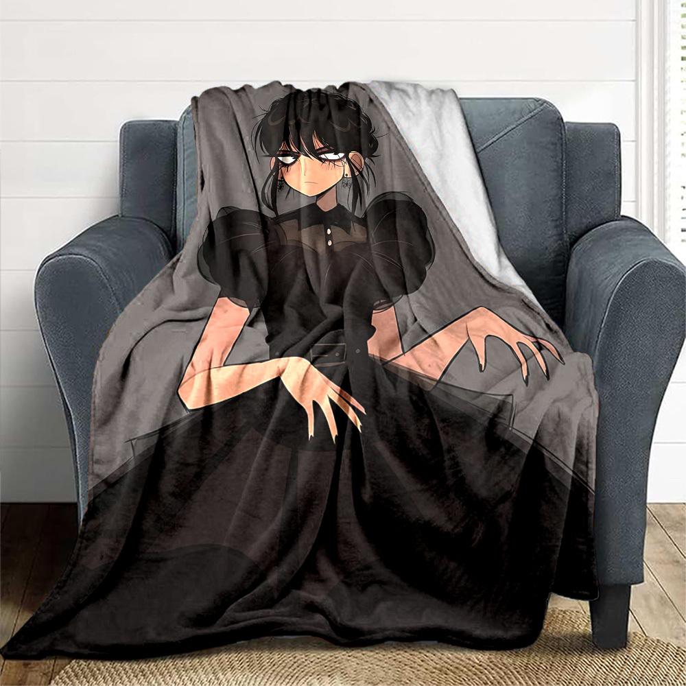 1pc Wednesday Blanket Soft All Season Throw with Vibrant Design, Perfect for Home, Travel, and Gifts, Ideal for Naps and Camping