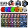 Tapa Decorativa de Tuerca Tornillo Perno de Motocicleta 30 Piezas Plástico Universal Chapado Colorido Accesorios de Estilo para Motorbike para Honda