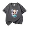 Kids Cotton T Shirt Crowned Princess Girl With Pastel Unicorn Print Crew Neck Short Sleeve Tee Casual Boys Girls Summer Tops