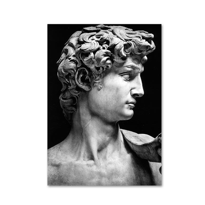David Sculpture Posters and Prints Modern Canvas Painting Nordic Wall Art Pictures for Living Room Home Decoration
