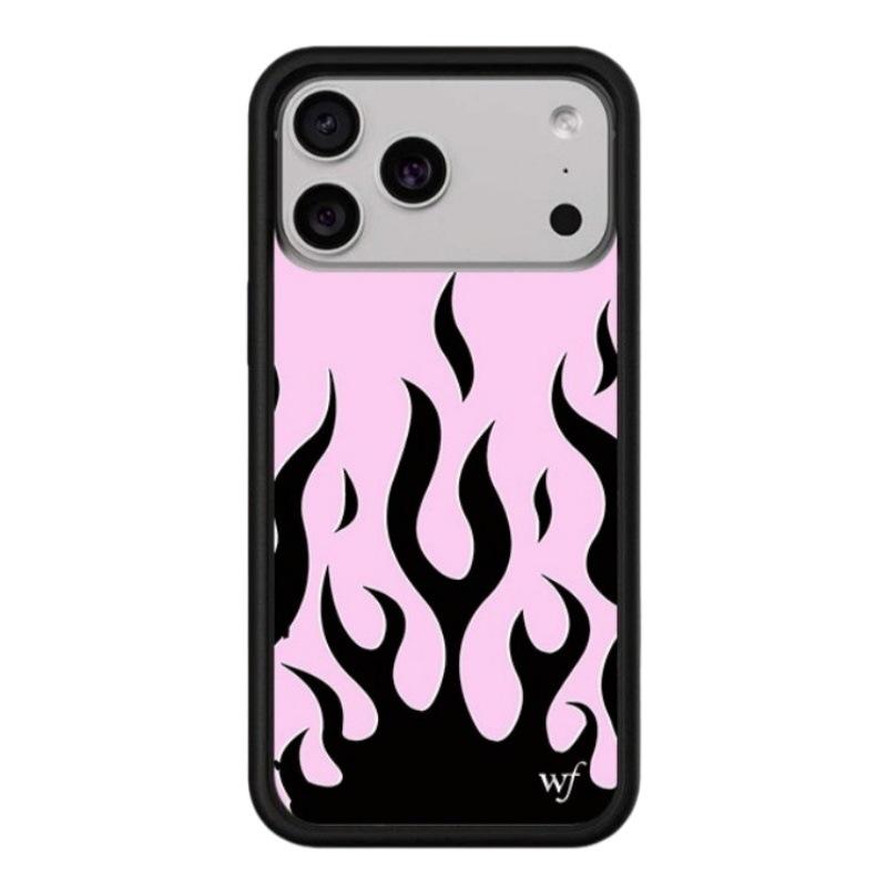 

Trendy Pink Flame Phone Case for iPhone 17, 16 Pro Max, 15 Plus, 13, 14 Compatible with iPhone 14/15 Plus
