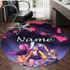 Personalized K-KPop Demon Hunters Round Chair Office Rug - Perfect for Mat, Office Chair & More - Ideal Gift for Birthdays and Holidays