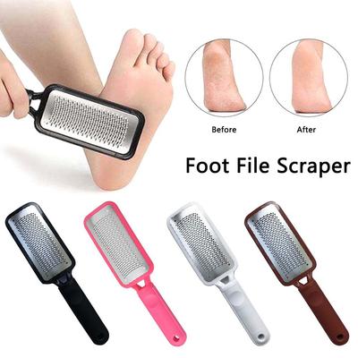 Steel Dead Skin Remover with Handle Pedicure Rasp Foot File Scraper Callus Remover Tool Foot Care