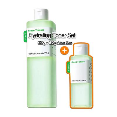 Grüne Tomate Feuchtigkeitsspendendes Toner-Set (350g + 120g) – Erfrischende & Feuchtigkeitsspendende Hautpflege