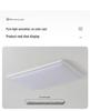 Modern Minimalist LED Ceiling Light for Bedroom and Living Room