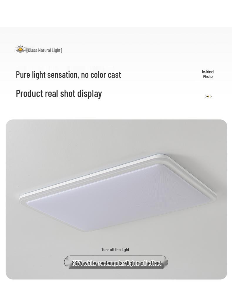 Modern Minimalist LED Ceiling Light for Bedroom and Living Room