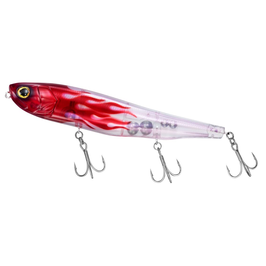 

Daiwa Morethan Monster Slider 160F Seabass Chameleon Fire Clear Pearl Lure,
