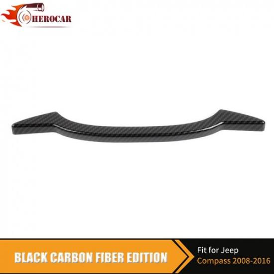 Carbon Fiber Dash Meter trument Box Cover For Jeep Compass Patriot 2008-2016