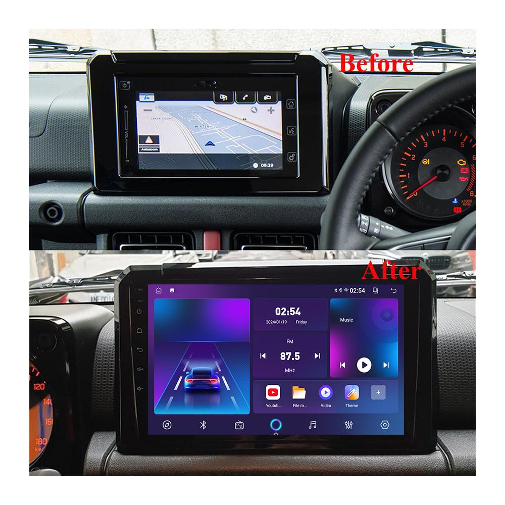Android Car Radio For Suzuki Jimny 2019-2023 Multimedia Player Head Unit Stereo GPS Navigation BT WIFI 1+16GB