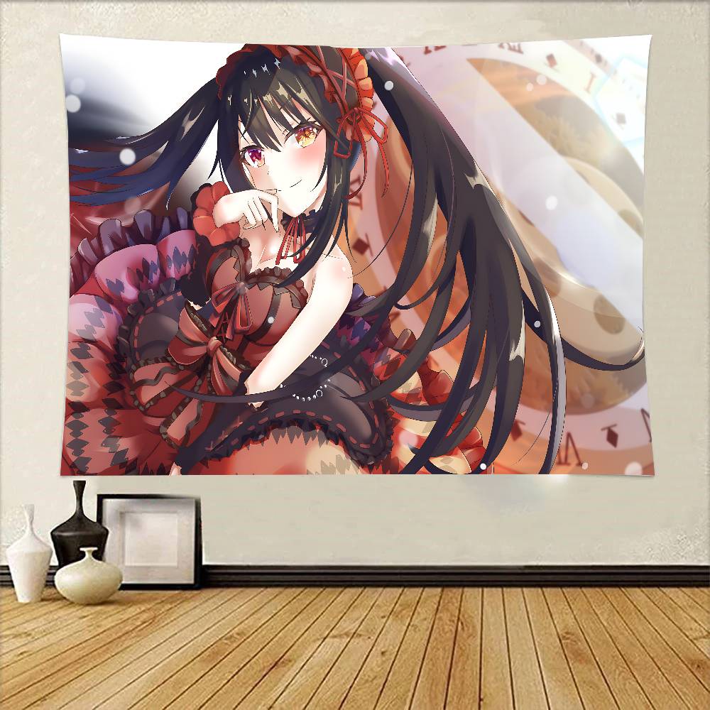 

TTokisaki Kurumi Tapestry Wall Hanging Printed Polyester Tapestry INS Decoration Wall Decor 74x94cm(29x37in)